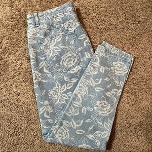 Topshop Floral Mom Jeans
